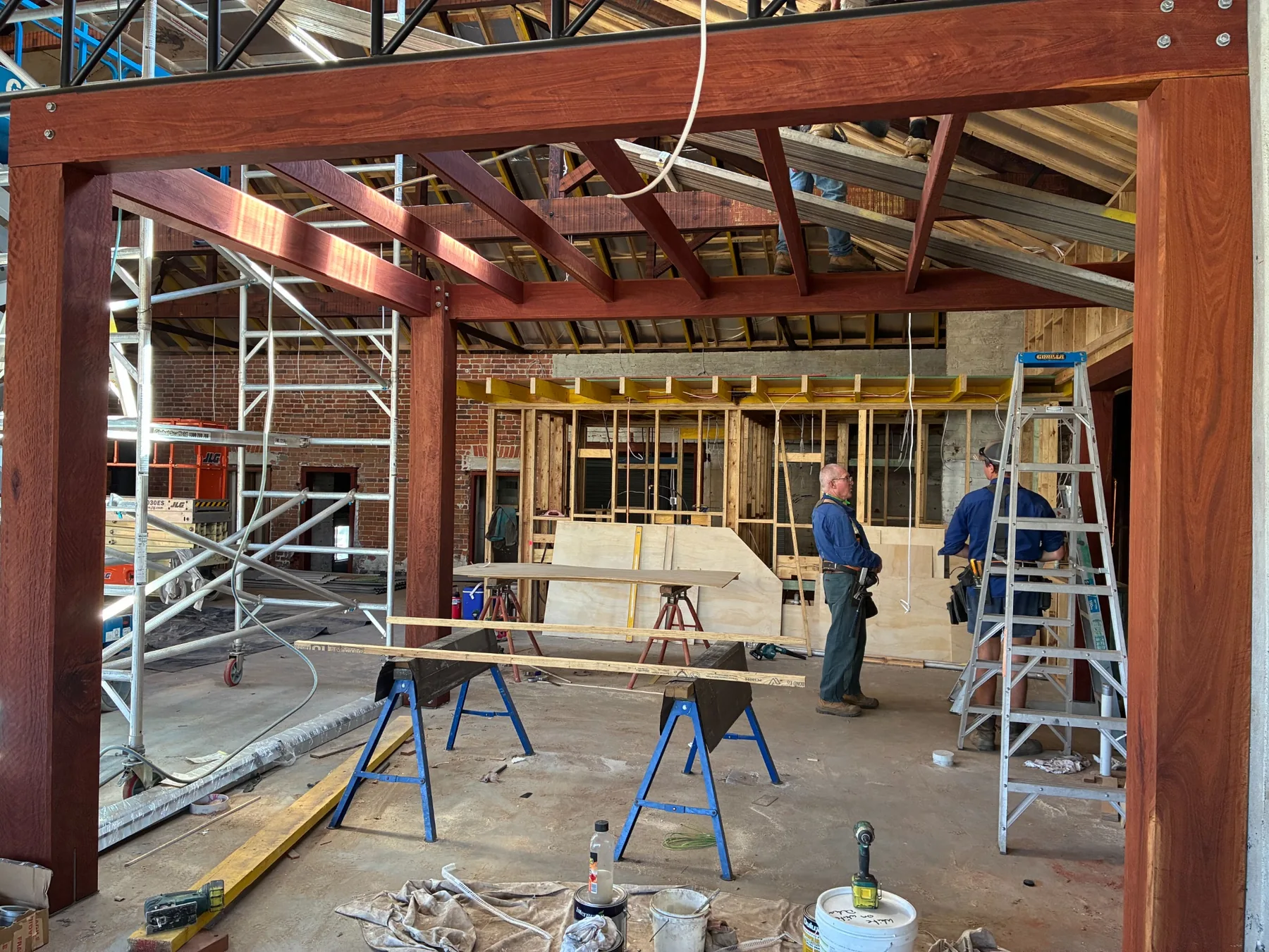 Ironbark building frame