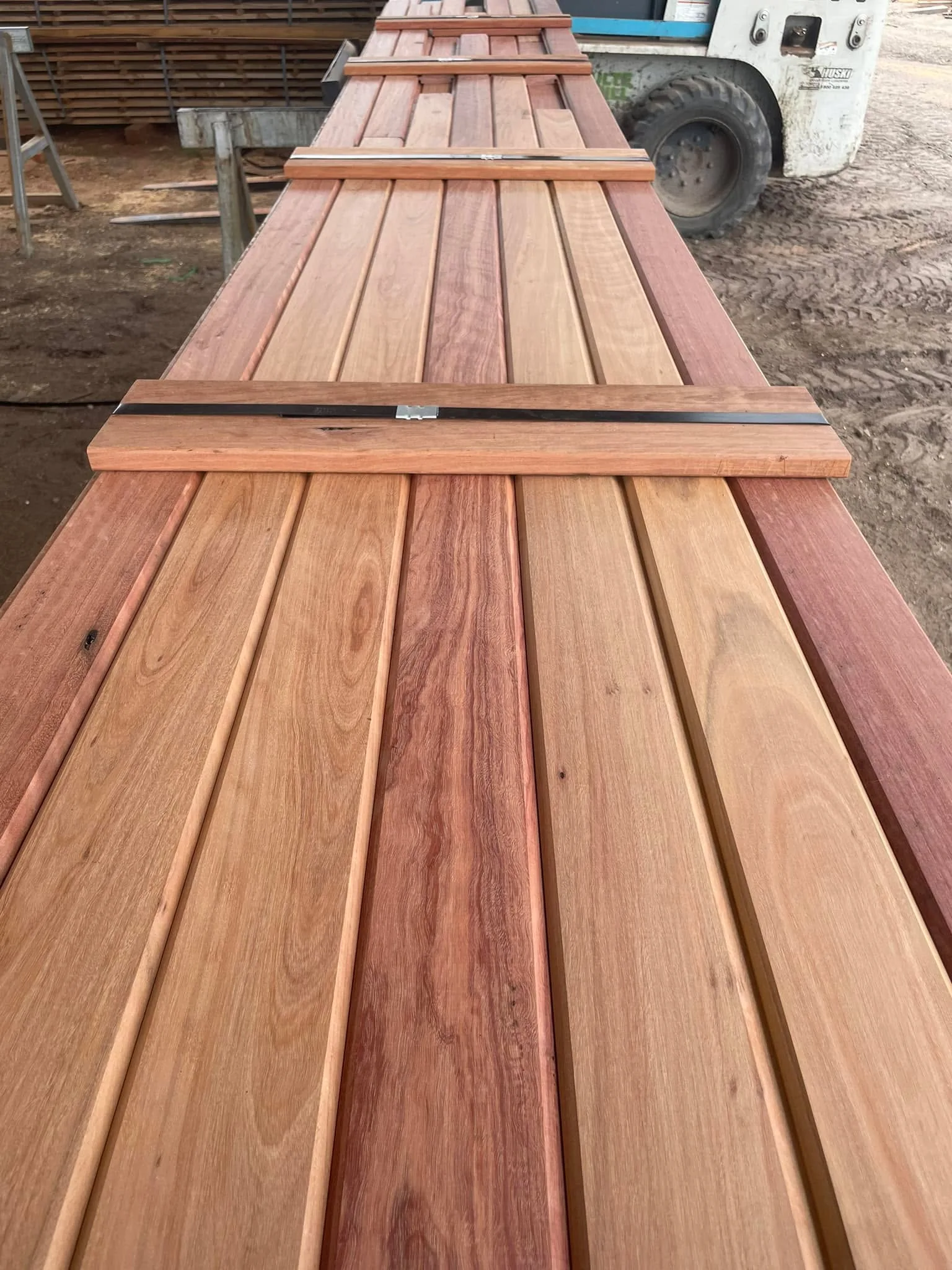 Custom matched hardwood profile