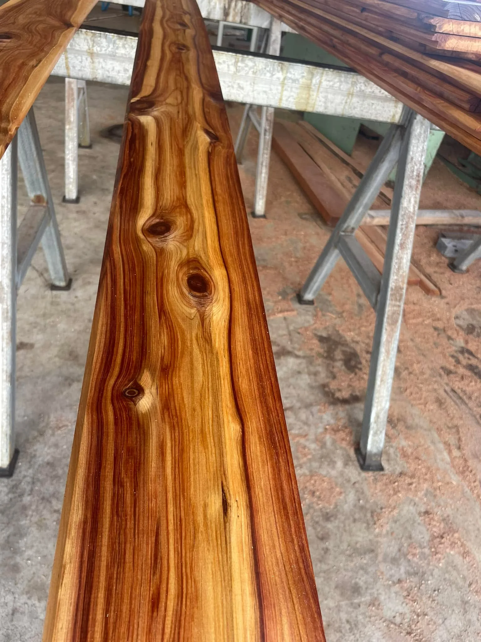Custom White Cypress building work