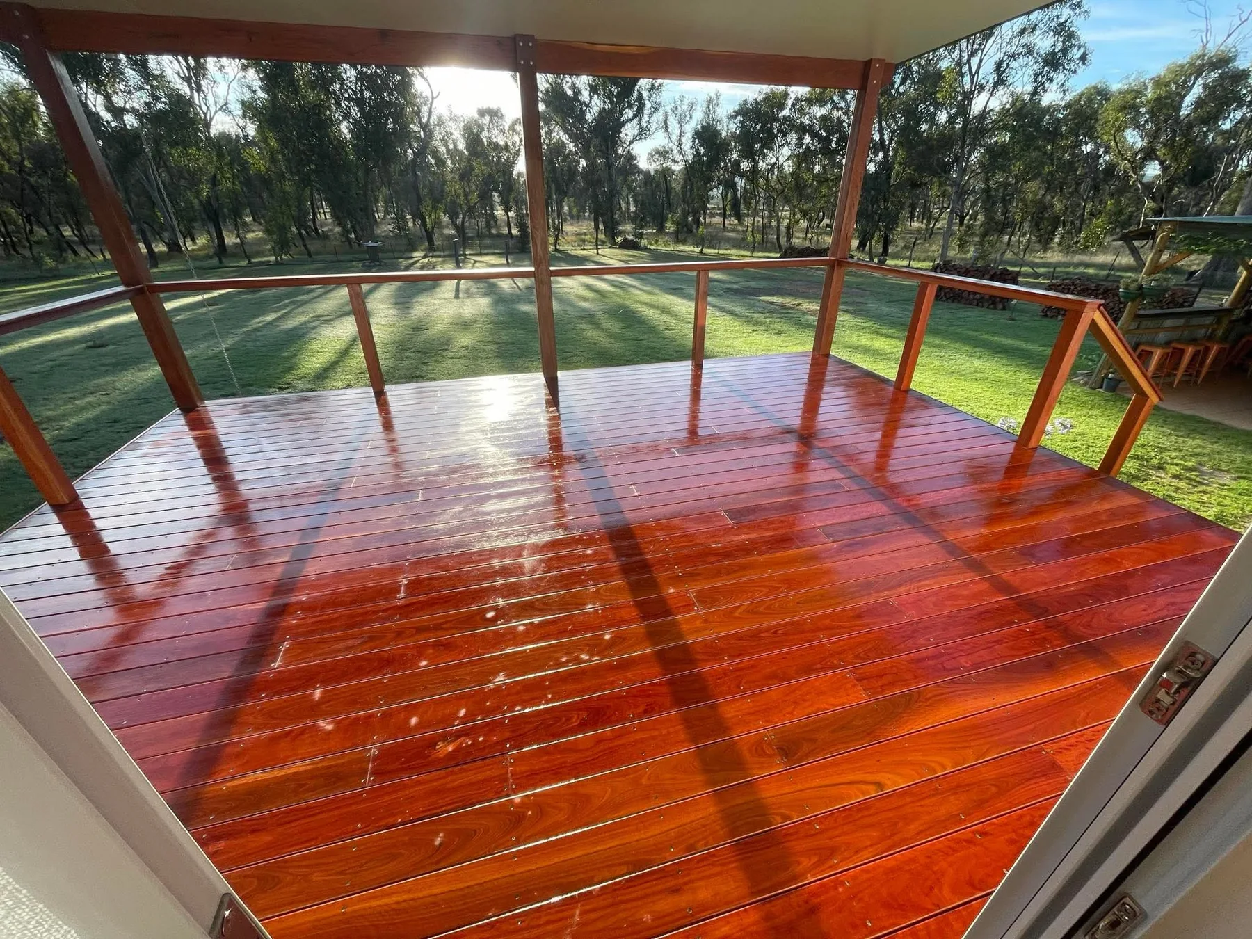 Finished Ironbark deck