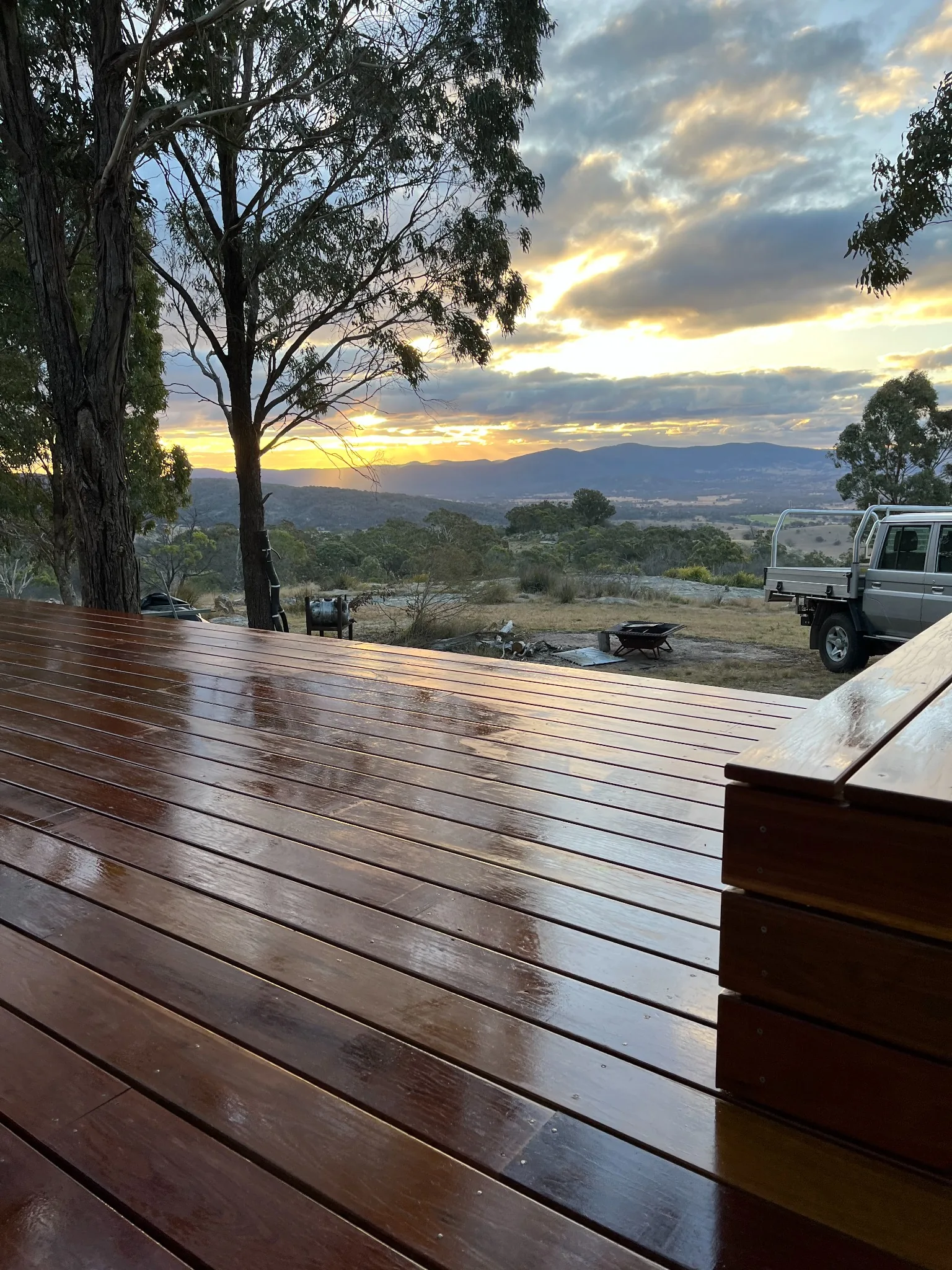 Finished Ironbark deck