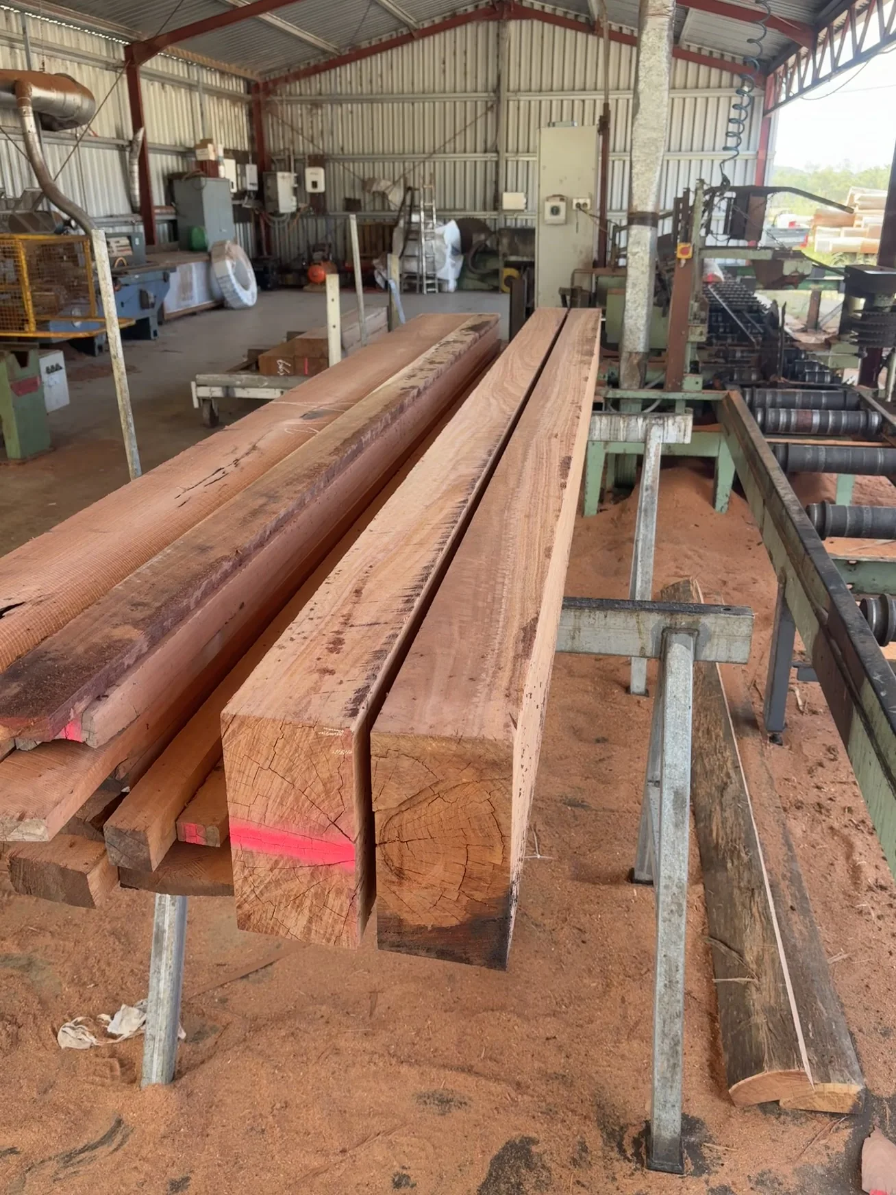 Large dressed Ironbark section