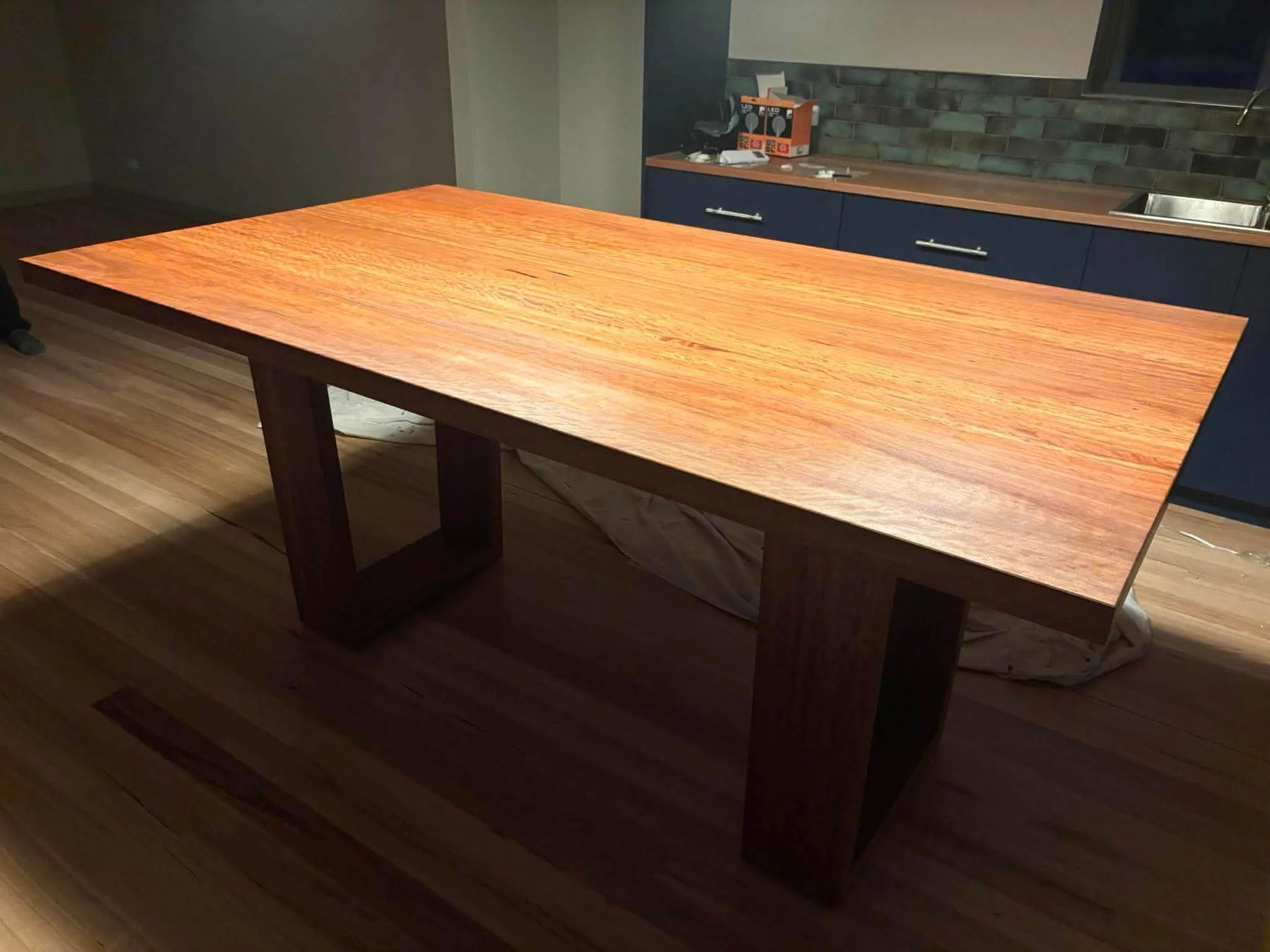 Finished Ironbark table