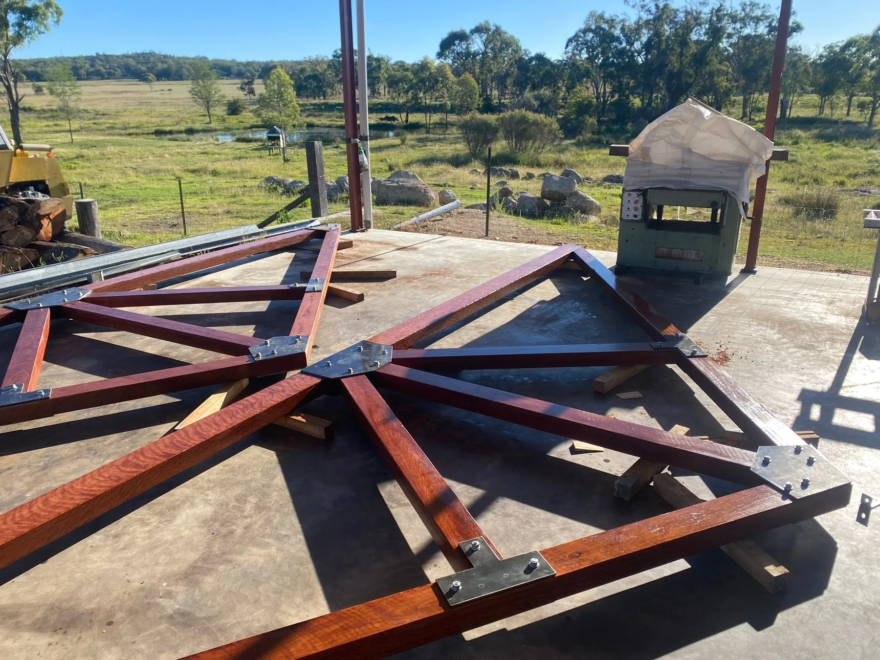 Heavy Ironbark truss members